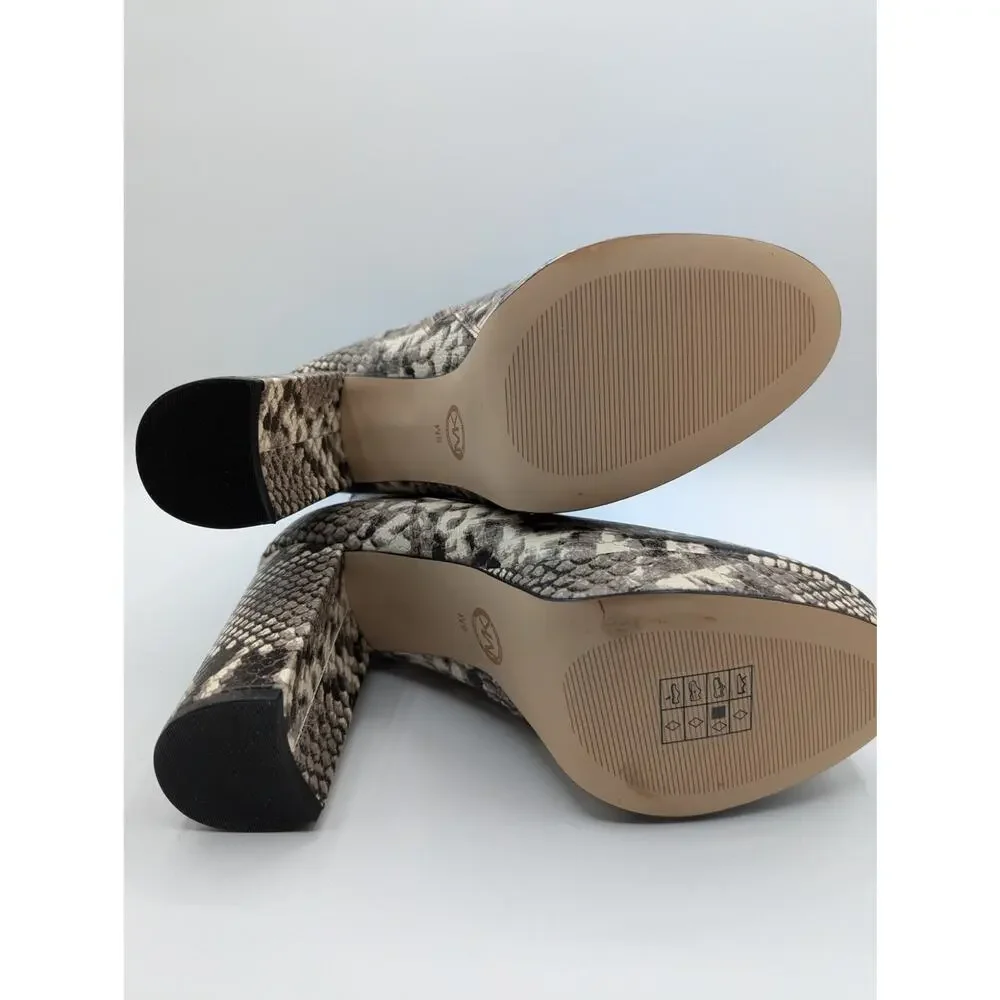 Michael Kors | Parker Faux Leather Platform Boot | Snakeskin Print | Size 8M